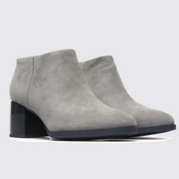 Camper Hanna Suede Heeled Ankle Booties EU38 - Picture 2 of 12